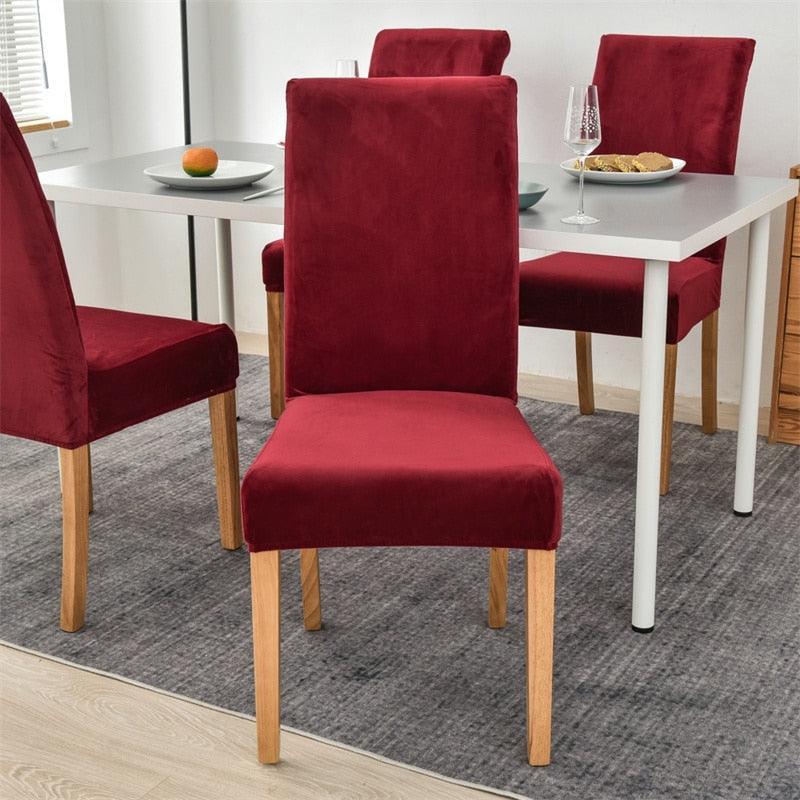 Housse de chaise en Velours - La Maison de la Housse®