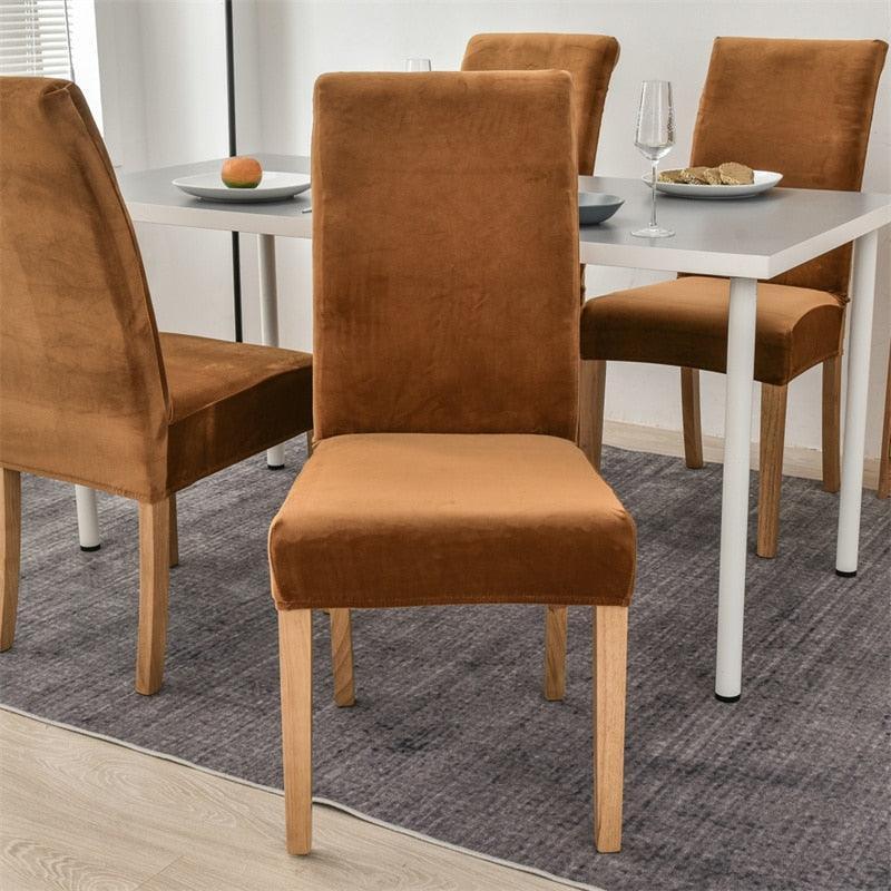 Housse de chaise en Velours - La Maison de la Housse®