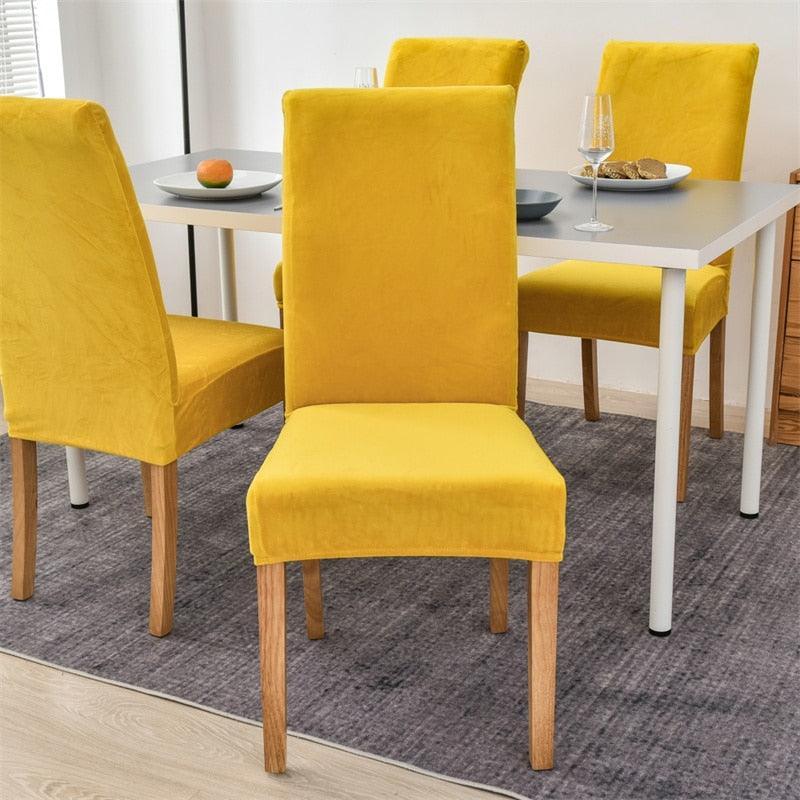 Housse de chaise en Velours - La Maison de la Housse®