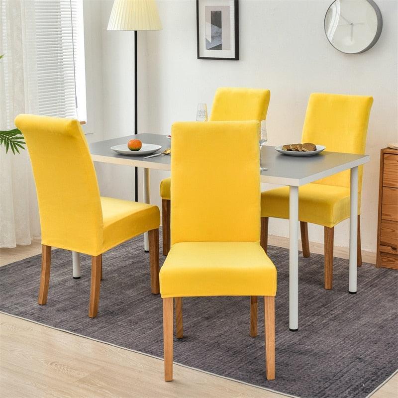 Housse de chaise en Velours - La Maison de la Housse®