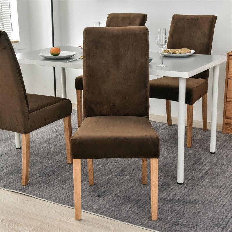 Housse de chaise en Velours - La Maison de la Housse®