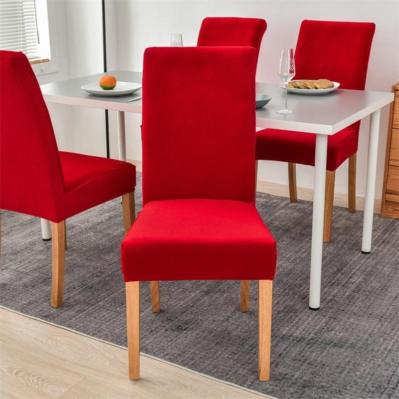 Housse de chaise en Velours - La Maison de la Housse®