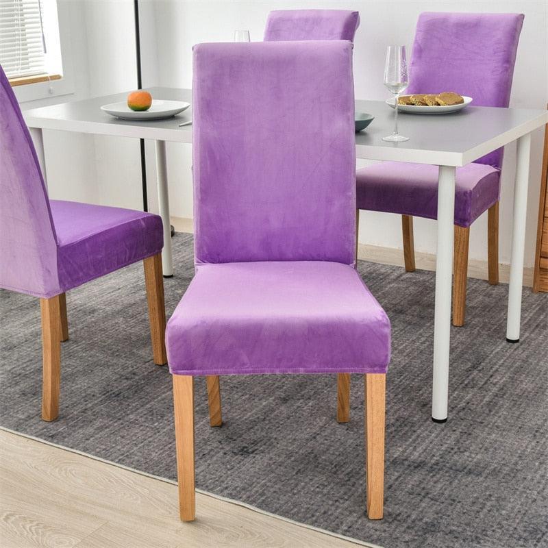 Housse de chaise en Velours - La Maison de la Housse®