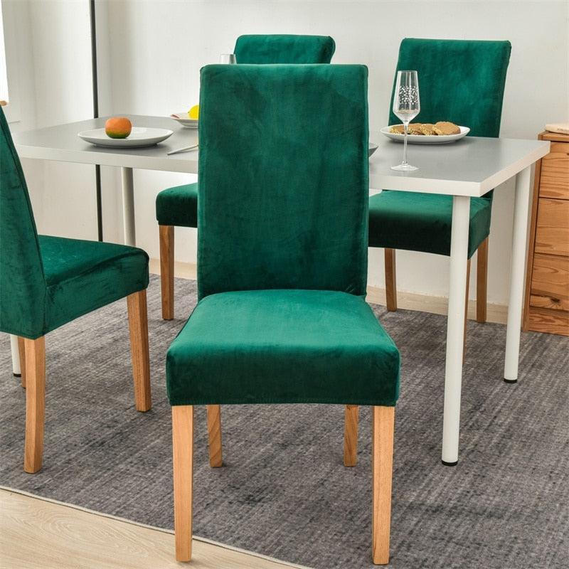 Housse de chaise en Velours - La Maison de la Housse®