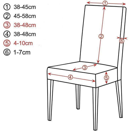 Housse De Chaise Motif SCANDINAVE - La Maison de la Housse®