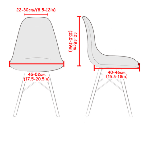 Housse de Chaise Scandinave Arborescens - La Maison de la Housse®