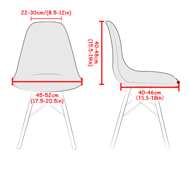 Housse de Chaise Scandinave Hirsuta - La Maison de la Housse®