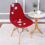 Housse de Chaise Scandinave Red Floral - La Maison de la Housse®