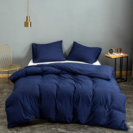 Housse de couette Bleu nuit - La Maison de la Housse®