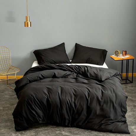 Housse de couette Noir - La Maison de la Housse®
