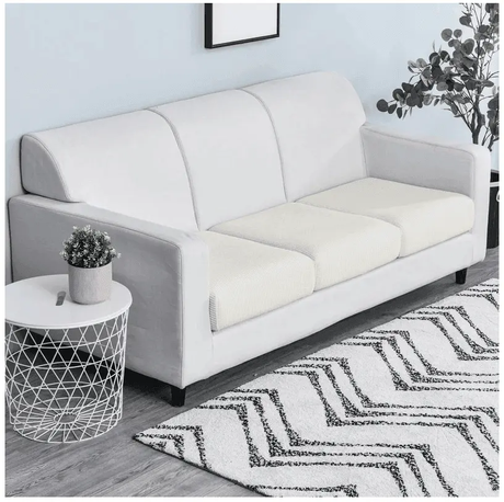 Housse de Coussin Blanc Pour Siège d'Assise et Dossier Canapé & Fauteuil pour product_type – La Maison De La Housse