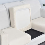 Housse de Coussin Blanc Pour Siège d'Assise et Dossier Canapé & Fauteuil - La Maison de la Housse®