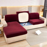 Housse Coussin d'Assise Velours Rouge Vin pour HOUSSE SIEGES DE CANAPÉ – La Maison De La Housse
