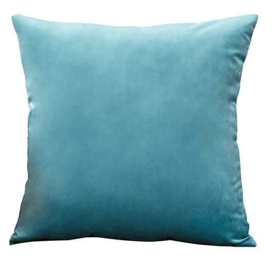 Housse De Coussin En Velours Bleu ciel - La Maison de la Housse®