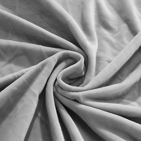 Housse De Coussin En Velours Gris clair - La Maison de la Housse®