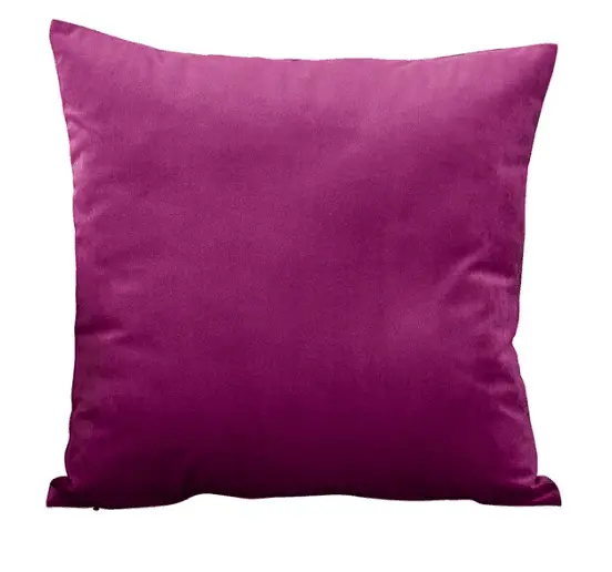2 Housses De Coussin En Velours Violet Extensibles 45X45cm pour product_type – La Maison De La Housse