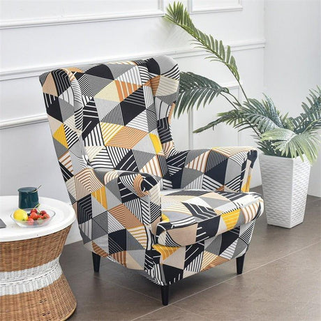 Housse De Fauteuil Eryngium Avec Accoudoir | Extensible | Universelle - La Maison de la Housse®
