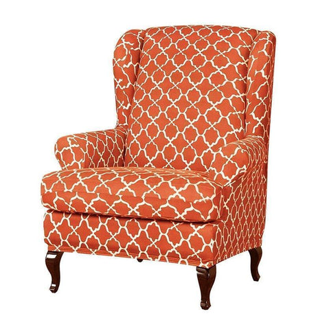 Housse De Fauteuil Extensible & Ajustables - Motif Cracca - La Maison de la Housse®