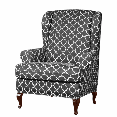Housse De Fauteuil Extensible & Ajustables - Motif Pyrena - La Maison de la Housse®
