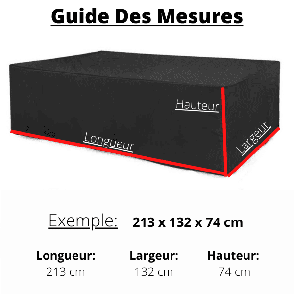 Housse De Protection Table Jardin Extérieur - La Maison de la Housse®