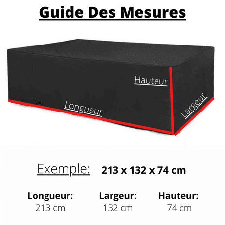 Housse De Protection Table Jardin Extérieur - La Maison de la Housse®