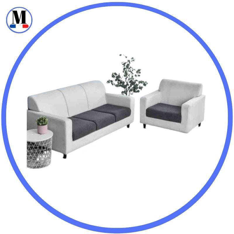 Housse Gris Foncé Coussin d'Assise Canapé & Fauteuil - La Maison de la Housse®