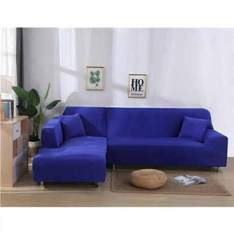 Housse de canapé d’angle Lac Bleu pour Housse De Canapé d'Angle – La Maison De La Housse Canapé Extensible Universelle