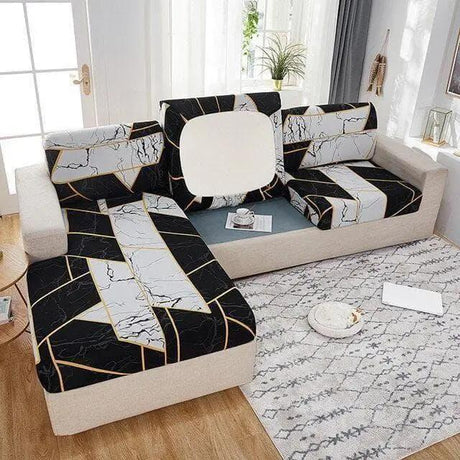 HOUSSES À MOTIFS POUR COUSSIN D'ASSISE DE CANAPÉ pour HOUSSE SIEGES DE CANAPÉ – La Maison De La Housse