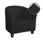 Housse Noir De Fauteuil Club - La Maison de la Housse®