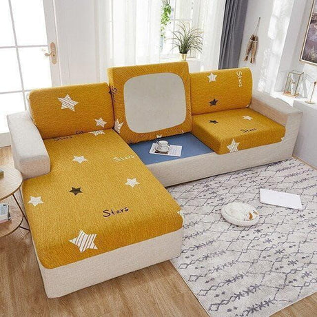 HOUSSES À MOTIFS POUR COUSSIN D'ASSISE DE CANAPÉ D'ANGLE - La Maison de la Housse®