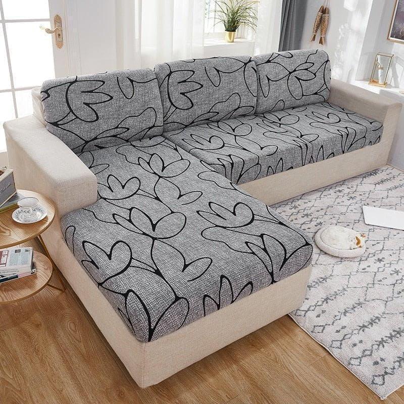 HOUSSES À MOTIFS POUR COUSSIN D'ASSISE DE CANAPÉ D'ANGLE - La Maison de la Housse®