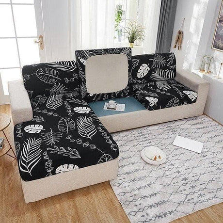 HOUSSES À MOTIFS POUR COUSSIN D'ASSISE DE CANAPÉ D'ANGLE - La Maison de la Housse®