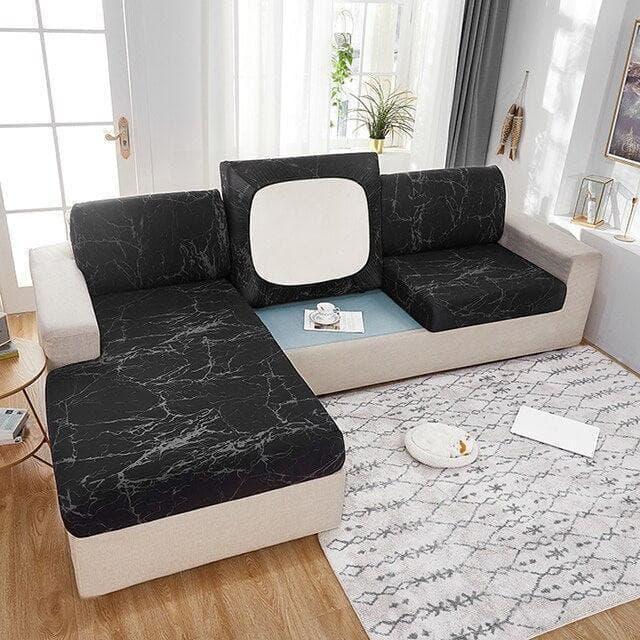 HOUSSES À MOTIFS POUR COUSSIN D'ASSISE DE CANAPÉ D'ANGLE - La Maison de la Housse®