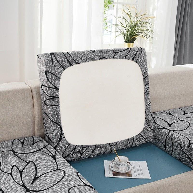 HOUSSES À MOTIFS POUR COUSSIN D'ASSISE DE CANAPÉ D'ANGLE - La Maison de la Housse®