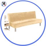 Housses De Canapé Clic Clac En Velours Beige - La Maison de la Housse®