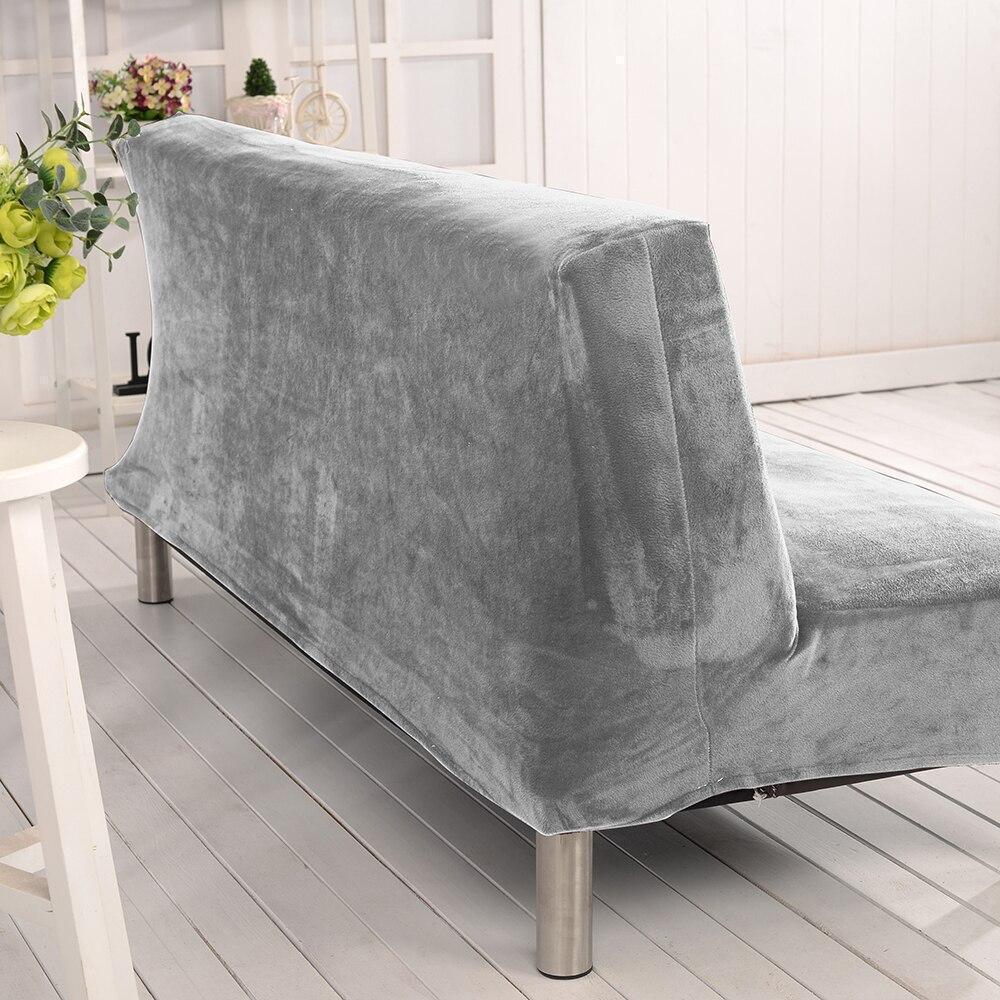 Housses De Canapé Clic Clac En Velours Gris - La Maison de la Housse®