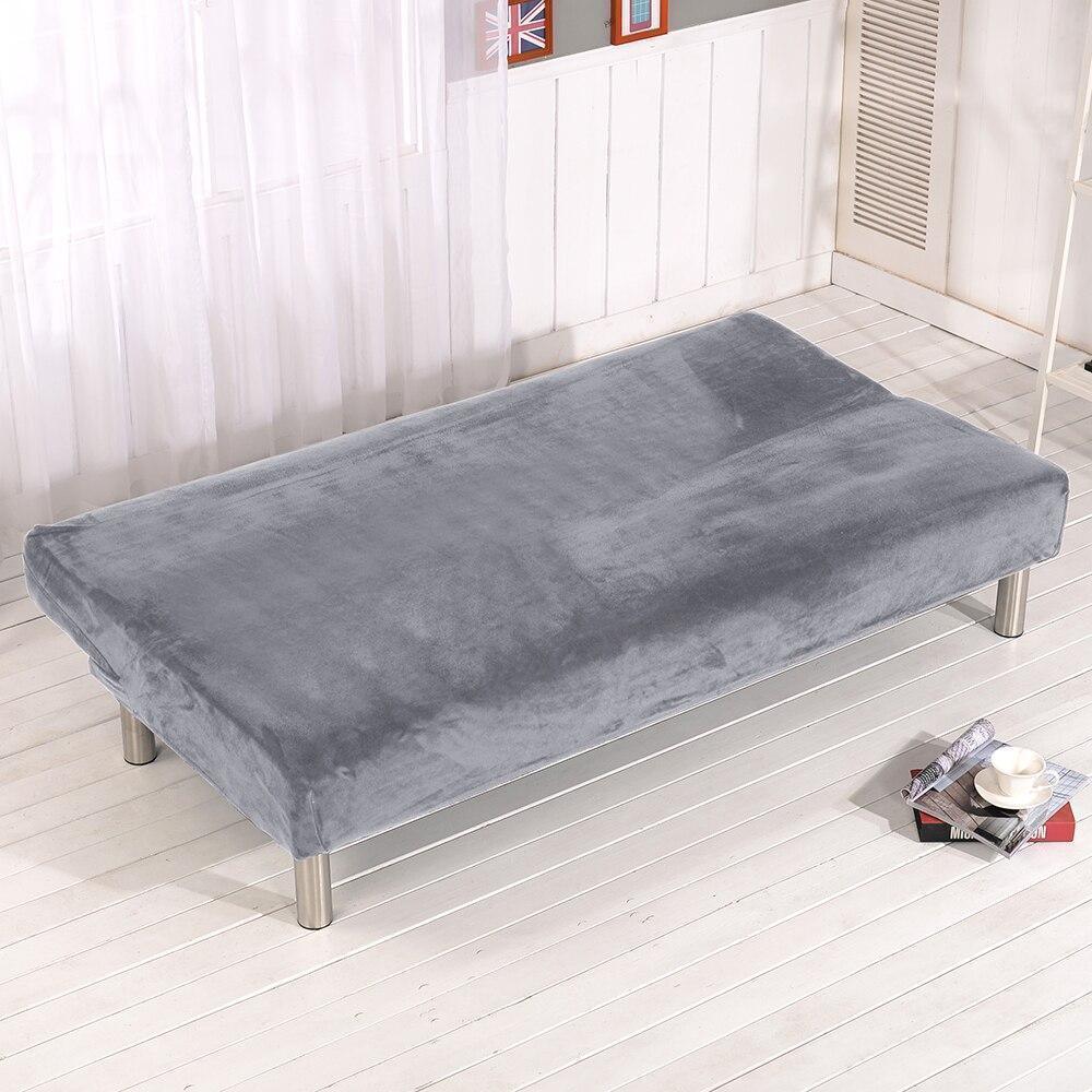 Housses De Canapé Clic Clac En Velours Gris - La Maison de la Housse®