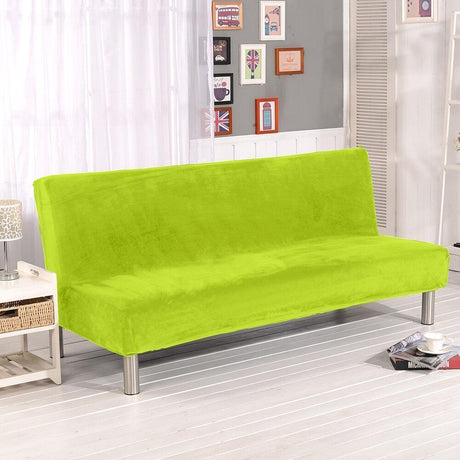 Housses De Canapé Clic Clac En Velours Vert - La Maison de la Housse®