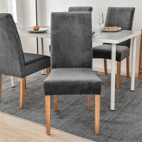 Housse de chaise en Velours pour Housse De Chaise – La Maison De La Housse ®