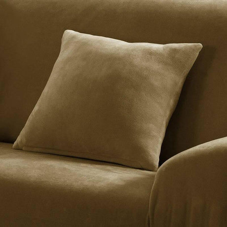 2 Housses De Coussin En Velours Vert Army 45x45cm pour Housses De Coussin – La Maison De La Housse