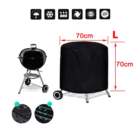 Housses Pour Barbecue Rond - Bâche BBQ Rond - La Maison de la Housse®