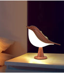 Lampe LED Oiseau En Bois - La Maison de la Housse®