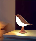 Lampe LED Oiseau En Bois - La Maison de la Housse®