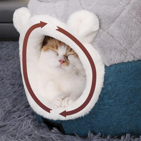 Panier Coussin Réversible Pour Chat - Hoopet - La Maison de la Housse®