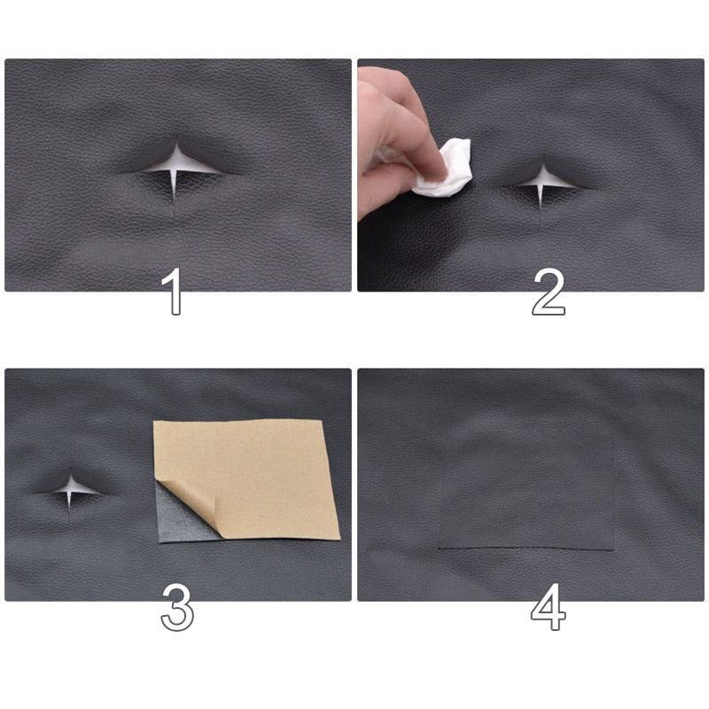Patch Auto-adhésif | Réparation du Cuir & Simili Cuir - La Maison de la Housse®