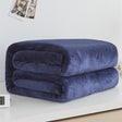 Plaids Bleu Foncé Classique En Polaire Doux - La Maison de la Housse®