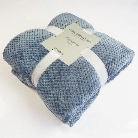 Plaids Polaire Doux Bleu foncé - Hiver - La Maison de la Housse®