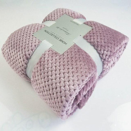 Plaids Polaire Doux Rosé - Hiver - La Maison de la Housse®