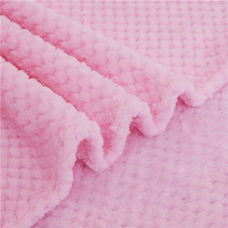 Plaids Polaire Doux Rose - Hiver - La Maison de la Housse®
