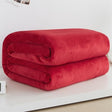 Plaids Rouge Classique En Polaire Doux - La Maison de la Housse®